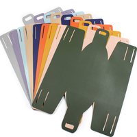 Porte-organisateur de cosmétiques en cuir PU panier décoratif pliable petit bac de rangement étagère organisateur de bureau plateaux