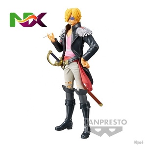 Figuras de Acción de Anime One Piece de 17 cm, Sanji, <span class=keywords><strong>Zoro</strong></span>, Luffy, en Traje Negro de Grand Line, Hechas de PVC, Estilo de Dibujos Animados, Manualidades de Plástico - Product Image 4