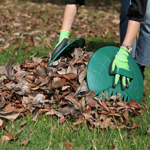 Winslow & Ross Lot de 2 râteaux de jardin pour ramassage de déchets, outil de ramassage de feuilles tombées, pince à feuilles en plastique - Product Image 1