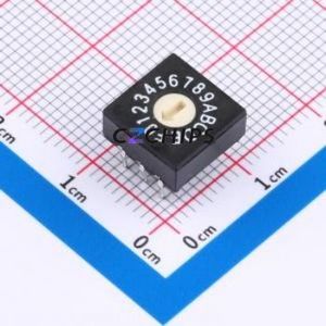 MER-16-WKZ(thin) Rotary Encoder Switch Through hole Component (THT) Switch 16 Through Hole True Code - Product Image 1