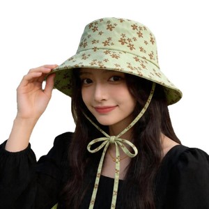 Sombrero de Pescador para Mujer, Estampado Floral Rosa, de Lona de Algodón, Protección Solar, para Verano - Product Image 5