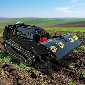 Motoculteur rotatif télécommandé sur chenilles pour la culture des sols agricoles sur terrains accidentés - Product Image 6