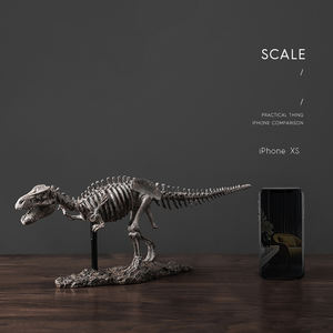 Ornements d'animaux fossiles de dinosaures Huaqi SKD24, squelette de dinosaure, artisanat en résine écologique peint à la main, personnalisé pour le bureau et la maison - Product Image 3