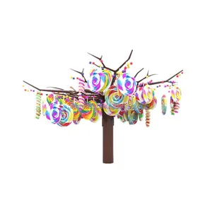 Artworld Displays Candy Shop Furniture Kiosks Design Fiberglass Candy Tree Display | Creative Outdoor Decoration