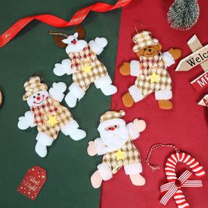 B2B <b>Christmas</b> Door Hanging Set-Santa Snowman Handmade Felt Oval Ornament High Quality Custom Design (MOQ 50) - Product Image 1