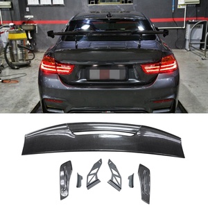 Alerón Trasero de Fibra de Carbono Estilo MAD para BMW Serie 3 4 F80 F82 M3 M4 2014-2017, Tuning Automotriz - Product Image 6