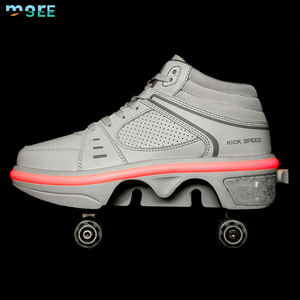 Zapatos de Patinaje SeeMore de 4 Ruedas Unisex, Zapatos de Patinaje con Ruedas Retráctiles, Zapatos de Patinaje con Ruedas Desplegables de 4 Ruedas - Product Image 2