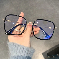 Monture de lunettes en acétate givrée ultra légère personnalisée, anti-lumière bleue, pour étudiants, lunettes optiques