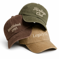 Gorra de Béisbol Vintage de Algodón Lavado, Estilo Dad Hat, con Logotipo Bordado, Suave, Sin Estructura, para Hombre y Mujer, en Varios Colores Neutros