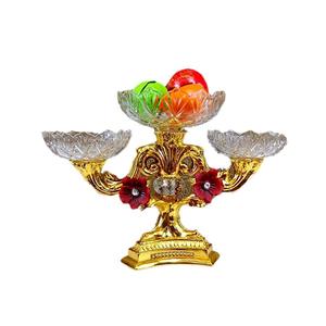 Jarrón de cristal estilo europeo, adornos, arreglo floral de rosas, decoración de alta gama para el hogar, frutero, restaurante, escritorio, porche - Product Image 5