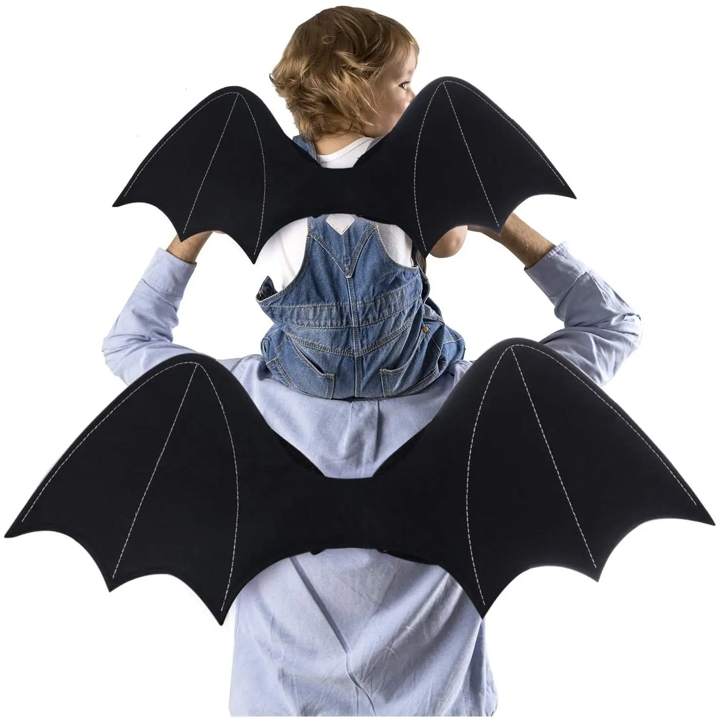 2 Pack Parent-Child Bat Wings Backpack Party Favors Halloween Decorations Bat Wings for Kids