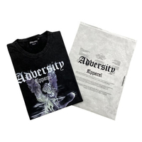 Chemises personnalisées de haute qualité pour hommes, style streetwear, en coton, design tendance, épaules tombantes, t-shirt blanc surdimensionné