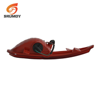 Feu antibrouillard arrière à lentille rouge de style OEM pour Geely Emgrand EC715/EC718 2009-2013 Boîtier ABS 12V étanche à l'état neuf