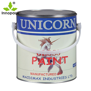 1 L Metal Can Solvent Can <b>Silver</b> Color Printing Air <b>Tight</b> - Product Image 6