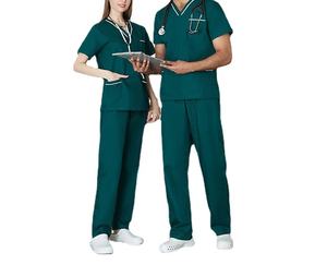 Set di uniformi da infermieristica medica da donna con tasca all'ingrosso tecniche stampate progettate per medici infermieri di Scrub femminile - Product Image 2