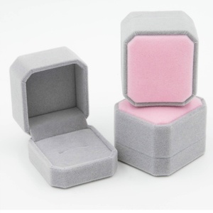 Jewelry Gift Box Square Rings Packaging Display Portable Travel Case Velvet Ring Box Bangle Box