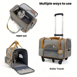 Portable Foldable <b>Pet</b> <b>Carrier</b> Backpack Waterproof Outdoor Transport for Dogs and Cats for Flight and Travel - Product Image 4