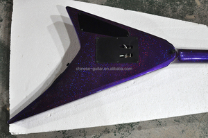 โรงงานผลิตกีตาร์ไฟฟ้า Flyoung Shiny Particles คุณภาพสูง กีตาร์รูปทรง <span class=keywords><strong>Flying</strong></span> <span class=keywords><strong>V</strong></span> - Product Image 6