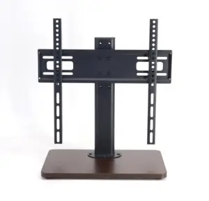 Universal Wood Base Table Desk Top TV Stand for 32-55 Inch LCD LED TVs 400*400mm Flat Panel Screen