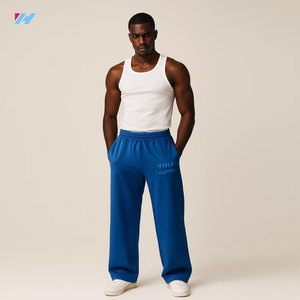 <span class=keywords><strong>Pantaloni</strong></span> da Uomo Sportivi Casual in Cotone a Gamba Larga, Design Personalizzato, Elasticizzati, Ecologici, per l'Inverno - Product Image 1