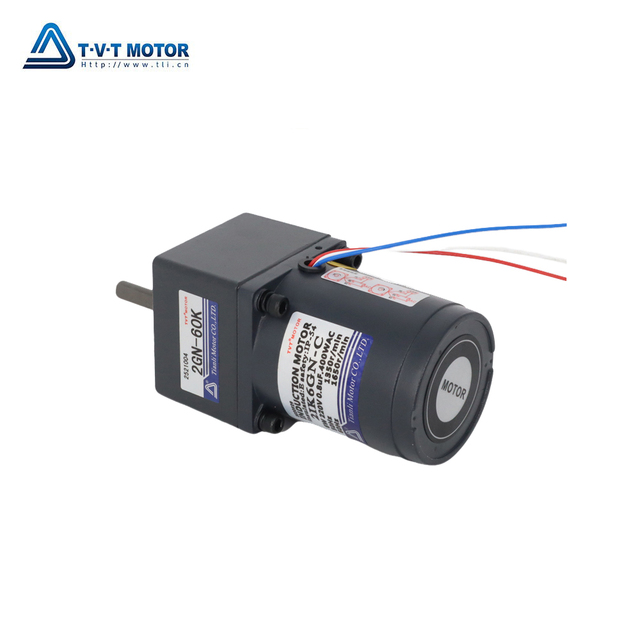 6W 8mm 50Hz Micro AC Gear Motor Gear Head Induction Motor