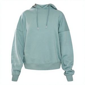 Sudadera con Capucha de Felpa de Algodón Personalizada para Hombre, Sudadera Holgada Informal de Estilo Urbano para Invierno, Fabricante OEM ODM - Product Image 4