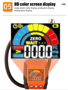 جهاز استشعار ذكي Victor c 822D LPG ، جهاز تحليل ذكي لاختبار الهواء الطبيعي القابل للاشتعال القابل للاشتعال ، إنذار مسموع مرئي - Product Image 4