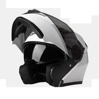 Chinois Pas Cher En Gros En Vrac DOT Approuvé Double Visière Motocross Plein Visage Flip up Moto Moto Casque