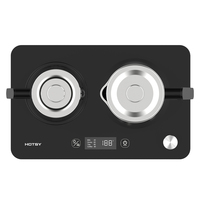 Mini bouilloire électrique en verre pour chauffe-eau instantanée avec interrupteur portable pour chauffe-eau et thermostat numérique pour la santé