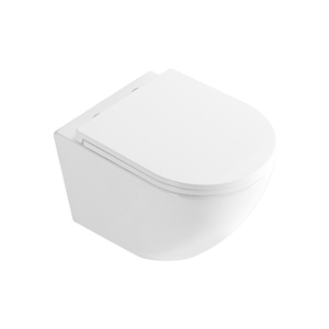 แขวนผนังห้องน้ำแบบเซรามิกแบบชิ้นเดียวแขวนผนังห้องน้ำทรงสั้นแบบบางแขวนห้องน้ำแบบยุโรป - Product Image 2