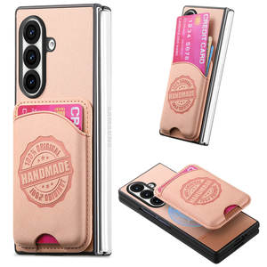 Coque de téléphone hybride magnétique faite à la main pour Galaxy Z Fold 7 avec pochette pour cartes, épaisseur 35 mm, légère (40 g) - Product Image 3