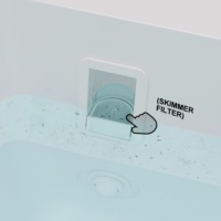 Baignoire de trempage à froid tout-en-un avec skimmer, contrôle Wi-Fi, en acrylique, avec ozonateur/refroidisseur d'eau 1 CV, pour la récupération bien-être