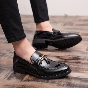 Nouvelles Chaussures Habillées Décontractées en Cuir pour Hommes, Style Printemps-Automne 2022, à Franges Personnalisées et Bride Cheville, Idéales pour le Business et les Occasions Formelles - Product Image 4