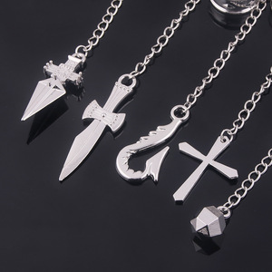 2 Modelli di <span class=keywords><strong>Anelli</strong></span> Cosplay <span class=keywords><strong>Anime</strong></span> Hunter X Hunter, Anello a Cinque Dita con Catene, Bracciale Speciale Kurapika, Accessori Gioielli - Product Image 6