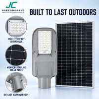 Lampadaire solaire LED OEM ODM avec panneau solaire séparé, système d'éclairage routier extérieur haute luminosité