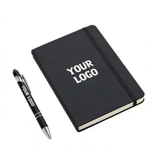 Wholesale A5 Hardcover <b>Notebook</b> Thermal Binding Pu Leather Custom Printed LOGO Office Business Promo Gift <b>Notebook</b> <b>Diary</b> - Product Image 1