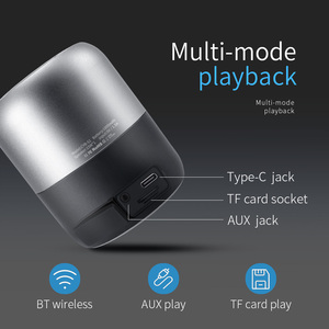 2025 Mini Metal S1 kablosuz Hi-Fi hoparlörler taşınabilir ses çalar ev açık PC için trend ürünleri masa kullanımı için - Product Image 4