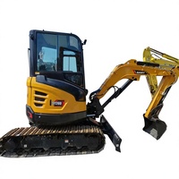 Excavatrice sur chenilles SANY SY26U d'occasion, certifiée CE, mini 2 tonnes avec moteur et pompe, à vendre depuis la Chine