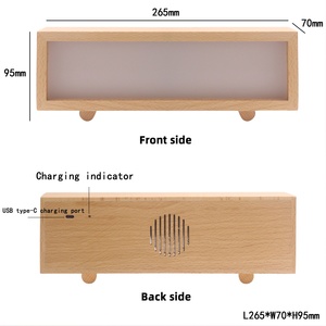 Boîte à lumière 3D Anime Cadre de lampe de table en bois Lampe LED acrylique avec haut-parleur - Product Image 6