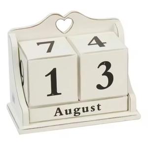 Calendario de madera de grado premium con calendario hecho de madera maciza de diseño clásico para Decoración de mesa por exportadores - Product Image 2