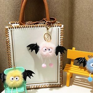 Preto Cartoon <span class=keywords><strong>Bat</strong></span>-alado monstro Keychain Item - Product Image 5
