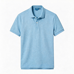 Camiseta de Alta Calidad con Bordado, Camiseta Polo de Manga Corta para Hombre, Cuello Camisero con Estampado, Cuello Alto para Hombre - Product Image 3