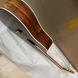 Guitarra Acústica de Alta Calidad de 41 Pulgadas, Madera de Koa Sólida, Guitarra Hecha a Mano, Réplica de Martine D45, Adecuada para Presentaciones - Product Image 4