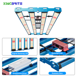 2026 kingbrite <span class=keywords><strong>Samsung</strong></span> LM301H EVO + OSR (660nm + 730nm)+ LG UV 320W นำแสงเติบโตแถบหมุนได้ - Product Image 5