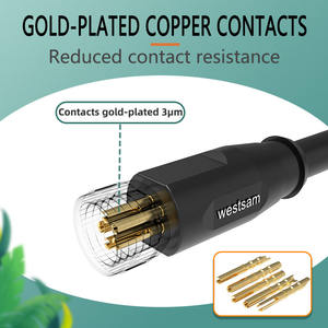 M8 <span class=keywords><strong>IP67</strong></span> водонепроницаемый разъем 6 Pin женский код разъемы промышленный датчик неэкранированный устойчивый к коррозии - Product Image 2