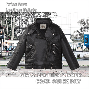 Abrigo de Algodón para Niñas, Primavera-Otoño, 55% Algodón, Nuevo, Estilo Extranjero, Estampado, con Cierre, Rojo, para Fiestas, Antiarrugas - Product Image 2