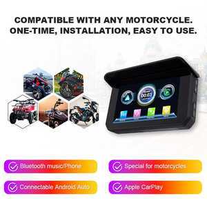 Navegador de coche de 5 pulgadas, <span class=keywords><strong>pantalla</strong></span> Carplay Gps para motocicleta, actualización de la <span class=keywords><strong>pantalla</strong></span> original Gps para motocicleta, <span class=keywords><strong>pantalla</strong></span> automática inalámbrica Android - Product Image 6