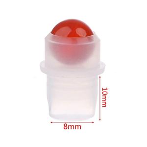 10 Pcs Natural <b>Crystal</b> Roller <b>Balls</b> For Essential Oils 5ml 10ml Replacement Gemstone With Plastic Insert Red Jasper Roller <b>Ball</b> - Product Image 6