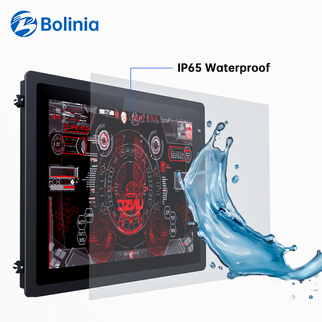 Higher Brightness LCD Display Touch Screen Monitors 10/21.5 Inch for Industrial Embedded Use IP65 Waterproof Industrial Monitor