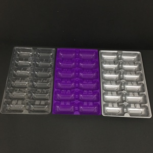 Barquette alimentaire jetable en plastique PET écologique pour huîtres avec 12 compartiments, marque ECODE - Product Image 2